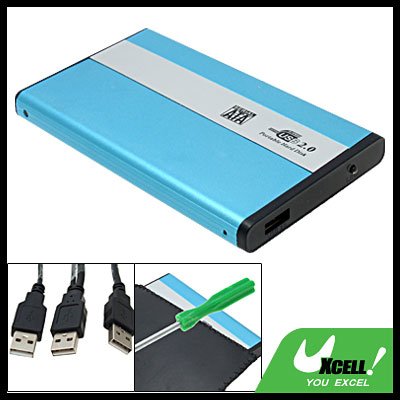 2.5" USB 2.0 HDD SATA Hard Disk Drive External Case Box