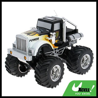 Toy - Remote Radio Control High Speed RC Racing Car-Black & White