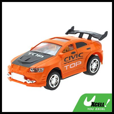 Toy - Radio Remote Control RC 1:52 Super Fast Racing Car -Orange
