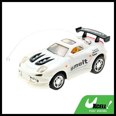 Toy - Radio Remote Control 1:52 Super Fast Racing Car - White