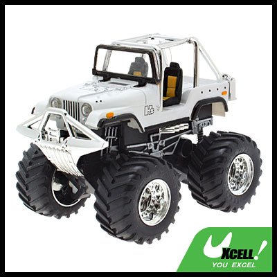 Toy - Radio Remote Control RC Cross-country 4x4 Racing Car-White