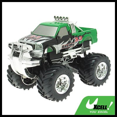 Toy - Power Radio Remote Control RC 4x4 Racing Car - Green