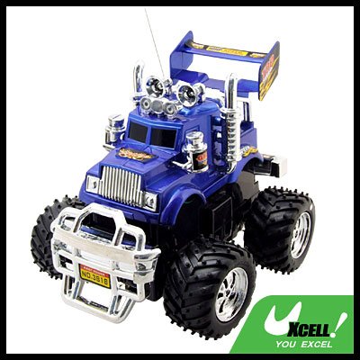 Master Truck High Power Radio Control Racing Car Toy Blue