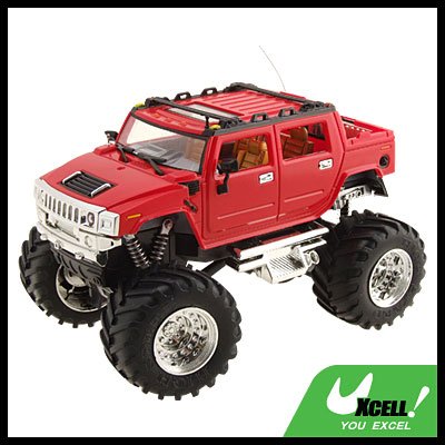 Toy - Red High Speed 2 LED Remote Radio Control RC Racing Car Kids Toy