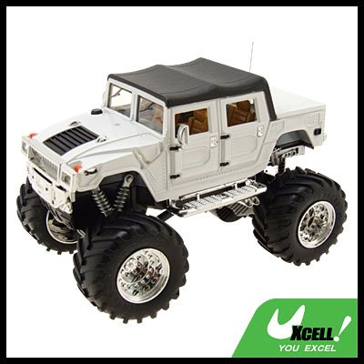Toy - White High Speed 2 LED Radio Control RC Racing Car Kids