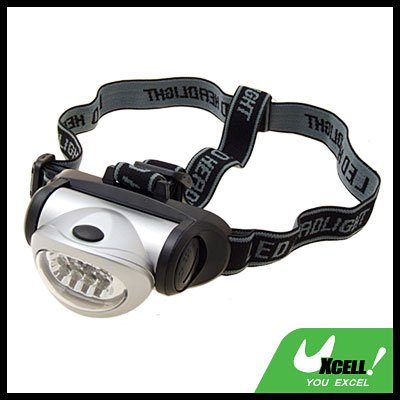 8 White LED Powerful Headlight Headlamp Light
