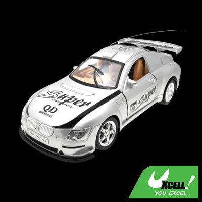 Remote Control RC Radio Super Speed LED Racing Kid Sports Car Toy Silver