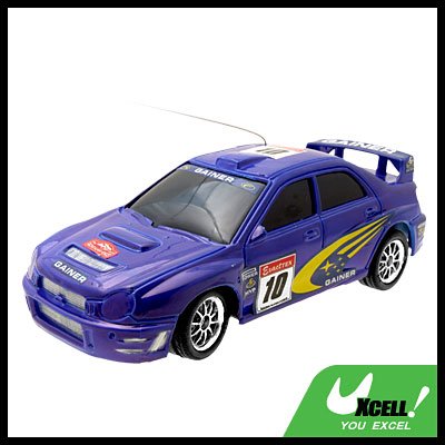 RC Toy Car Racing Remote Control Speed Racer Auto Blue for Kids