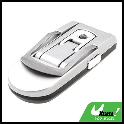 Silvery Clip on Book Foldingaway LED Reading Light Lamp