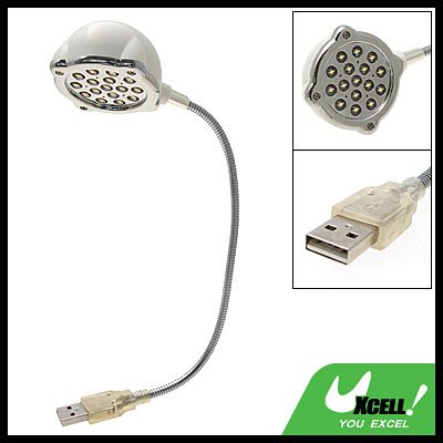 16 LED Flexible USB Notebook Laptop Reading Lamp Light