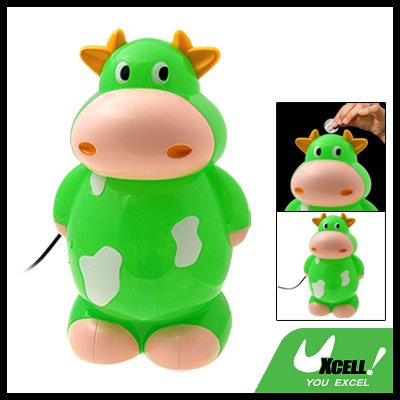 Cartoon Cow Shape Home Decor Desk Lamp Saving Bank