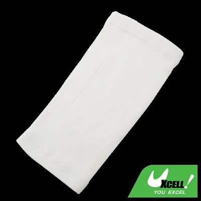 Tennis Elastic Elbow Supporter Band Pad Brace Arm Protector White