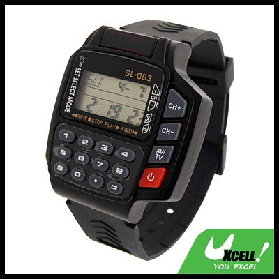 TV / VCR / DVD Remote Control w/ Calculator Digital Wrist Watch
