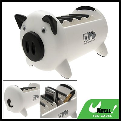 Cute Cartoon Pig TV DVD Remote Control Holder Organizer