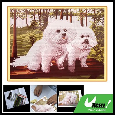 Counted Cross Stitch Cross-Stitch Kit A Couple of Dogs