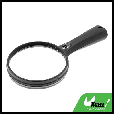 2 LED 5X Illuminative Magnifing Glass Magnifier Hand Lens