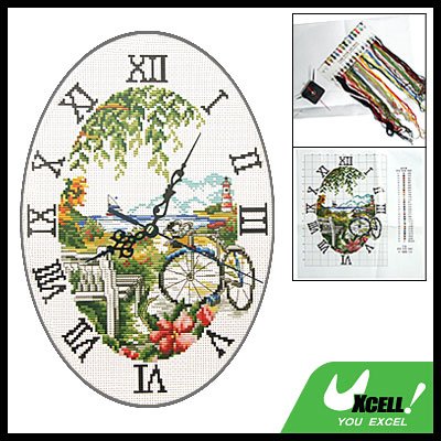 Time Wall Clock Counted Cross Stitch Cross-Stitch Kit