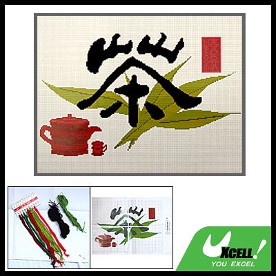 Tea Counted Cross Stitch Cross-Stitch Embroidery Kit