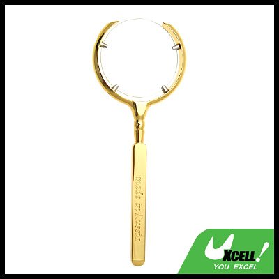 Golden 3X Magnifying Glass Magnifier for Reading