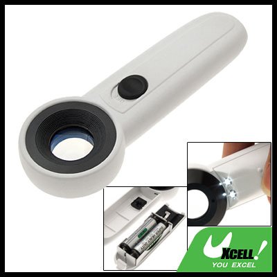 High Power 20X Lighted Magnifying Glass Hand Held Magnifier