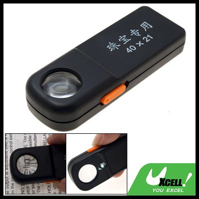 20X High Power Lighted Jewelry Magnifying Glass Magnifier
