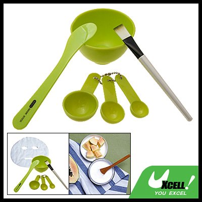 6 in 1 Beauty Accessory Measuring Spoon Mask Stick Bowl Brush