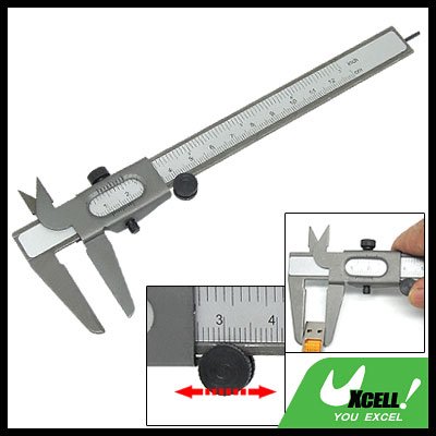 Dual Scale Metal Vernier Caliper 0-16cm Measuring Tool