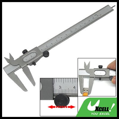 5 Inch Dual Scale Metal Vernier Caliper Measuring Tool