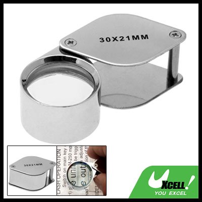 30 x 21mm Magnifier Jewelers Jewelry Magnifying Loupe
