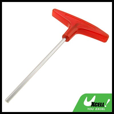 Size 5mm Metric Red T-Handle Hex Wrench Hand Tool