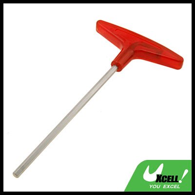Metric Red T-Handle Hex Wrench(Size 6mm)