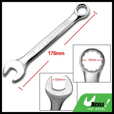 15MM Metric Open End Box Combination Wrench Tool 12 Point