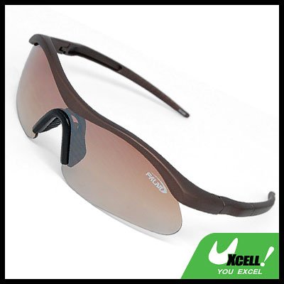 Cool Brown Frame Motorcycle Sport Men Sunglasses