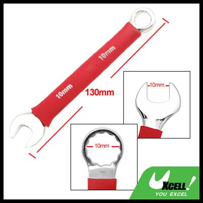 Open Box End 10MM Metric Combination Wrench Soft Grip Tool
