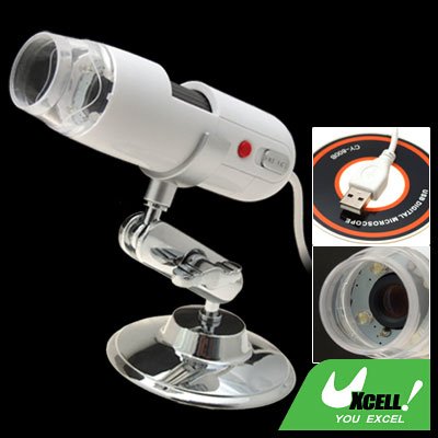 White Embedded 1.3 Mega Pixels Camera Digital USB Microscope