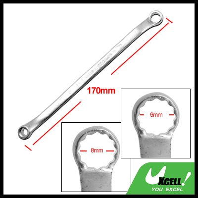 12 Point Metric 6MM 8MM Combination Offset Double Box End Wrench