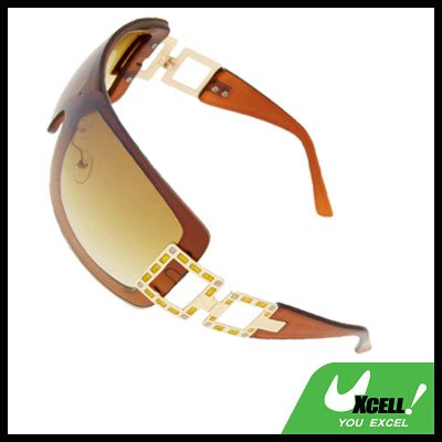 Ladies Women Cool Brown Lens Sports Sunglasses