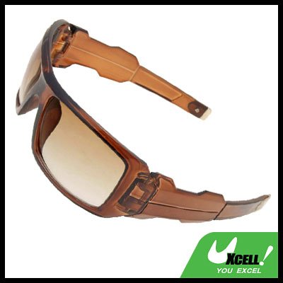 Eye Wear Sport Men's Coffee Large Sunglasses