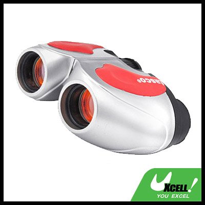 Binoculars 10X 25 Multi-Coated for Sports Camp Hiking Red