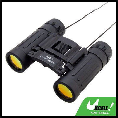 8 x 21mm Compact Rubber Armored Binoculars
