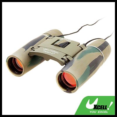Mini Camouflage Sports Outdoor Binoculars 10x22