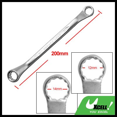 Metric 12MM 14MM Douboe Side Combination Offset Box End Wrench 12PT