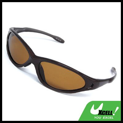 Brown Fashion Lady's Polarized Sports Sunglasses