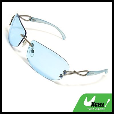 Blue lens Unisex Men Women Sports Eyewear Sunglasses