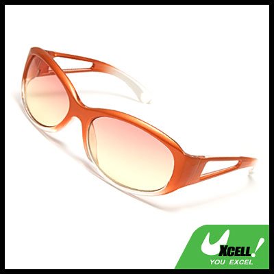 Trendy Plastic Frame Ladies Sports Eyewear Sunglasses