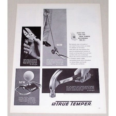 1963 True Temper Tools Products Print Ad