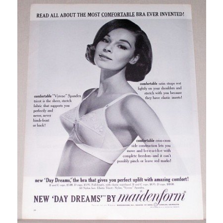 1963 Maidenform Day Dreams Bra Print Ad