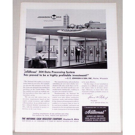 1961 National Data Processing System Print Ad
