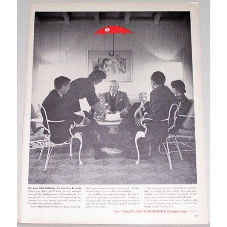 1962 The Travelers Insurance Companies Print Ad