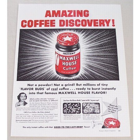 1954 Maxwell House Coffee Print Ad - Coffee Discovery